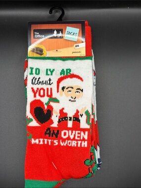 The Office Holiday Novelty Socks 2 pair